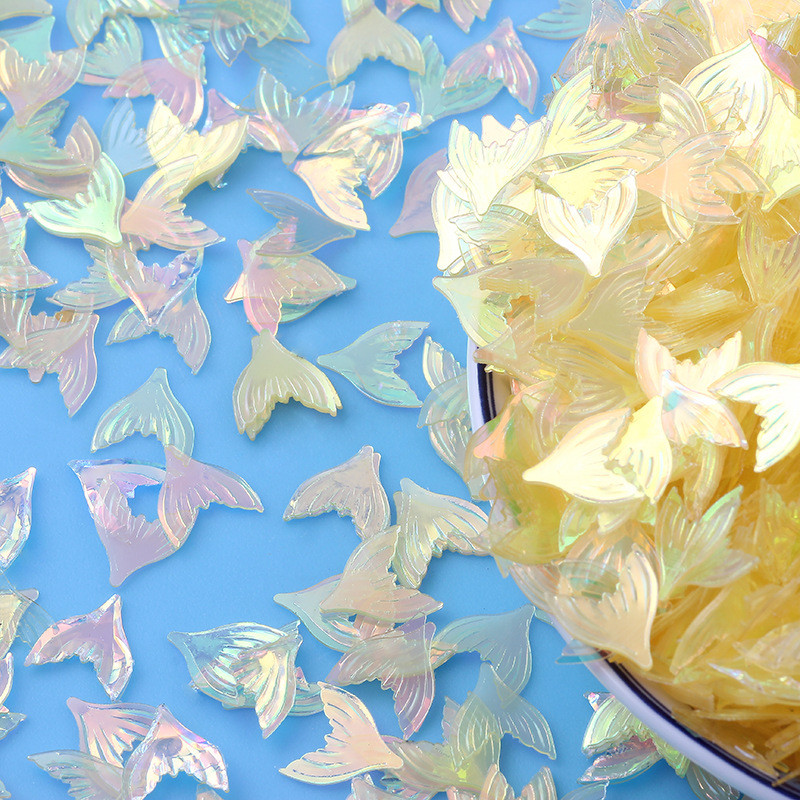 20 g zeltaini matētas nāriņas astes pailletes, vaļīgas vizuļi amatniecībai DIY Giltter nagu mākslas dekoru konfeti aksesuāri