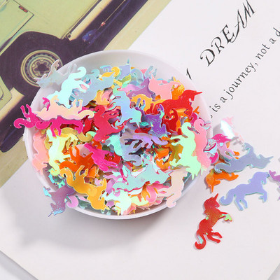 10g/Pack AB Krāsas Ziedu Balons Delfīna Forma Sequins PVC Pailletes DIY Kāzu šūšana Amatniecības kostīms Lentejuelas Aksesuāri