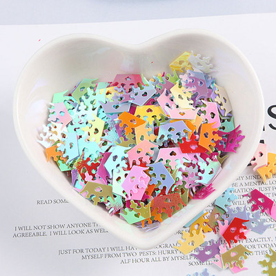 10g/Pack AB Krāsas Ziedu Balons Delfīna Forma Sequins PVC Pailletes DIY Kāzu šūšana Amatniecības kostīms Lentejuelas Aksesuāri