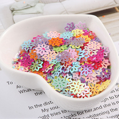 10g/Pack AB Krāsas Ziedu Balons Delfīna Forma Sequins PVC Pailletes DIY Kāzu šūšana Amatniecības kostīms Lentejuelas Aksesuāri