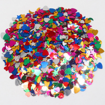Sequin Glitter Mix Flower Star Heart Dot Formas vaļīgi vizuļi Shaker Card Nail Art Scrapbook Dekorācija Aplauzums Konfeti
