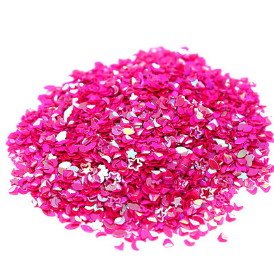 Sequin Glitter Mix Flower Star Heart Dot Formas vaļīgi vizuļi Shaker Card Nail Art Scrapbook Dekorācija Aplauzums Konfeti