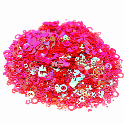 Sequin Glitter Mix Flower Star Heart Dot Formas vaļīgi vizuļi Shaker Card Nail Art Scrapbook Dekorācija Aplauzums Konfeti