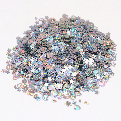 Sequin Glitter Mix Flower Star Heart Dot Formas vaļīgi vizuļi Shaker Card Nail Art Scrapbook Dekorācija Aplauzums Konfeti