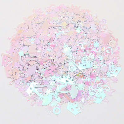 Sequin Glitter Mix Flower Star Heart Dot Formas vaļīgi vizuļi Shaker Card Nail Art Scrapbook Dekorācija Aplauzums Konfeti