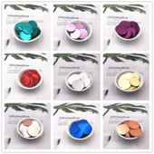 10g/iepakojumā 20mm 25mm 30mm 35mm matēti sequins 1 sānu caurums paletes Šūšanas amatniecība DIY Kāzu apģērba aksesuāri Lentejuelas