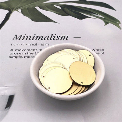 10g/iepakojumā 20mm 25mm 30mm 35mm matēti sequins 1 sānu caurums paletes Šūšanas amatniecība DIY Kāzu apģērba aksesuāri Lentejuelas