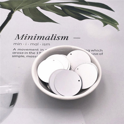 10g/iepakojumā 20mm 25mm 30mm 35mm matēti sequins 1 sānu caurums paletes Šūšanas amatniecība DIY Kāzu apģērba aksesuāri Lentejuelas