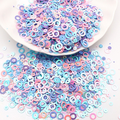 AB Plated Sequins Krāsains Zvaigzne apaļš Zieds Sajaukums Forma Brīvi Sequin Šūšana Kāzu Amatniecība Sieviešu apģērbu aksesuāri Lentejuelas