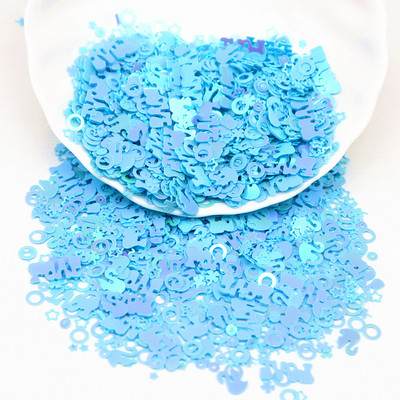 AB Plated Sequins Krāsains Zvaigzne apaļš Zieds Sajaukums Forma Brīvi Sequin Šūšana Kāzu Amatniecība Sieviešu apģērbu aksesuāri Lentejuelas