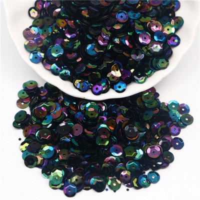 3mm 4mm 6mm fliteru kauss plakana apaļa PVC brīvi vizuļi Paillette šūšanas amatniecība kāzu dekorēšanai apģērba kleita DIY aksesuārs