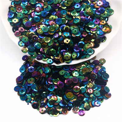 3mm 4mm 6mm fliteru kauss plakana apaļa PVC brīvi vizuļi Paillette šūšanas amatniecība kāzu dekorēšanai apģērba kleita DIY aksesuārs