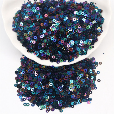 3mm 4mm 6mm fliteru kauss plakana apaļa PVC brīvi vizuļi Paillette šūšanas amatniecība kāzu dekorēšanai apģērba kleita DIY aksesuārs