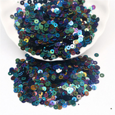 3mm 4mm 6mm fliteru kauss plakana apaļa PVC brīvi vizuļi Paillette šūšanas amatniecība kāzu dekorēšanai apģērba kleita DIY aksesuārs