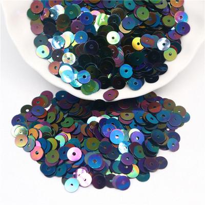 3mm 4mm 6mm fliteru kauss plakana apaļa PVC brīvi vizuļi Paillette šūšanas amatniecība kāzu dekorēšanai apģērba kleita DIY aksesuārs