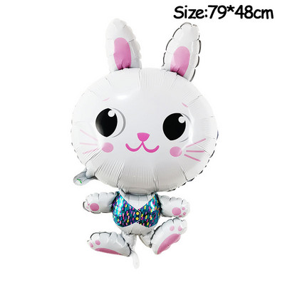 Baby Shower Meitene 1. dzimšanas dienas rotājumi Vienreizlietojamie trauki Lieldienu olas Trušu burkānu šķīvji Krūzes Priecīgu Lieldienu ballītes piederumi