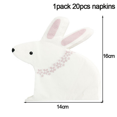 Baby Shower Meitene 1. dzimšanas dienas rotājumi Vienreizlietojamie trauki Lieldienu olas Trušu burkānu šķīvji Krūzes Priecīgu Lieldienu ballītes piederumi