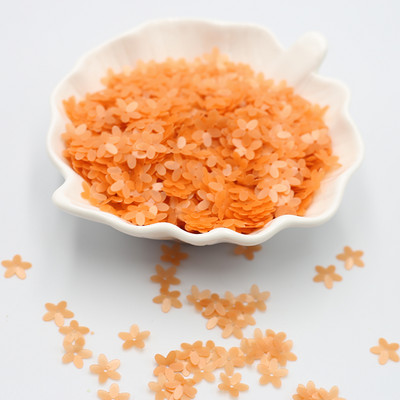 10 mm Flower Seuiqns Five Ziedu ziedlapiņas Paillettes 3D Matēta Krāsa PVC Manikīra vizulis amatniecības mākslas nagiem Pērlīšu izšuvumi 800Gb