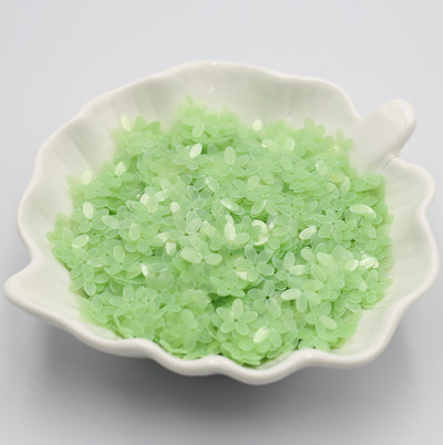 10 mm Flower Seuiqns Five Ziedu ziedlapiņas Paillettes 3D Matēta Krāsa PVC Manikīra vizulis amatniecības mākslas nagiem Pērlīšu izšuvumi 800Gb