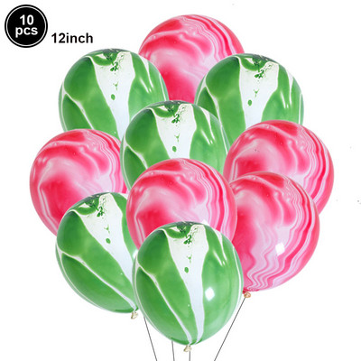 Arbūzu ballītes galda piederumi Vienreizējās lietošanas salvetes Papīra šķīvji Krūzes Vasaras meiteņu 1. dzimšanas dienas bērnu duša Arbūzu ballītes piederumi