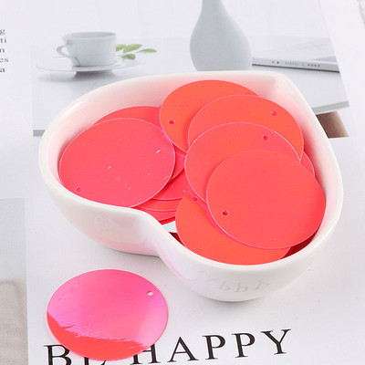 10g/csomag 30mmAB színes, lapos, kerek, laza flitterek Paillettes varrás esküvői kézműves, női ruházati kiegészítők