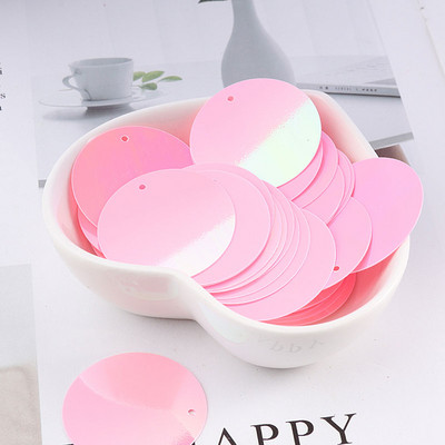 10g/csomag 30mmAB színes, lapos, kerek, laza flitterek Paillettes varrás esküvői kézműves, női ruházati kiegészítők