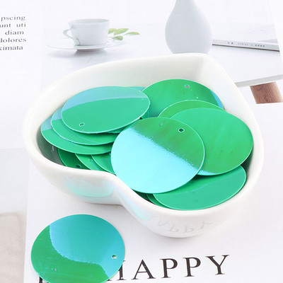 10g/csomag 30mmAB színes, lapos, kerek, laza flitterek Paillettes varrás esküvői kézműves, női ruházati kiegészítők