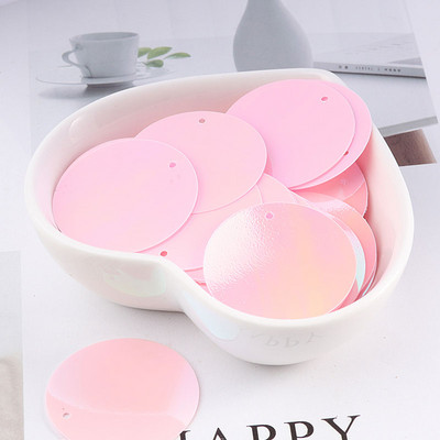 10g/csomag 30mmAB színes, lapos, kerek, laza flitterek Paillettes varrás esküvői kézműves, női ruházati kiegészítők