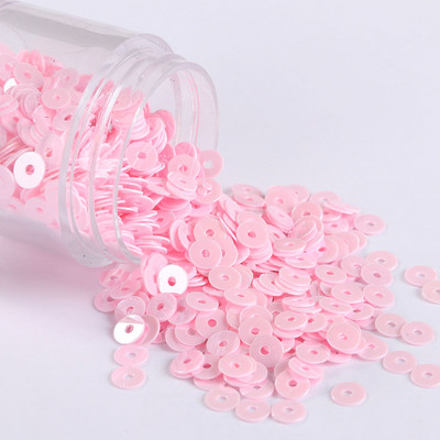 1000 gab./partija Vairākas krāsas DIY sequin 5 mm plakani fliteru paletes kāzu dekorēšanai, amatniecībai, sieviešu apģērbu šūšanas piederumi