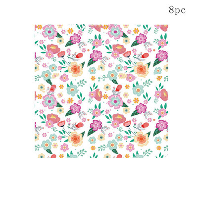 Karikatūra Truša dzimšanas dienas vienreizlietojamie trauki Lieldienu zaķa formas papīra šķīvji Meitenes daudz laimes dzimšanas dienā ballīšu piederumi bērnu duša