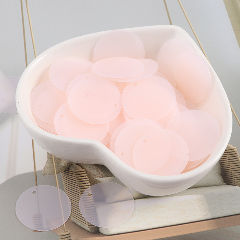 90 gab. matēti vizuļi, 20 mm plakani, apaļi fliteru paletes.