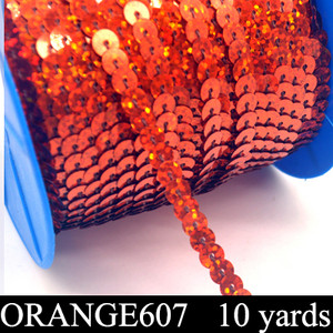 Jauni 10 jardi 6 mm PET apaļi plakani lāzera zeltīti pailletes vizuļi amatniecībai, šūšana uz auduma piederums, flitera apdare, albums, DIY