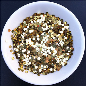 10 g/iepakojuma diametrs 2,5 mm, plakana punkta forma, vaļīgi fliteri Pailletes nagu mākslai, nagiem DIY, kāzu dekorēšanas konfeti