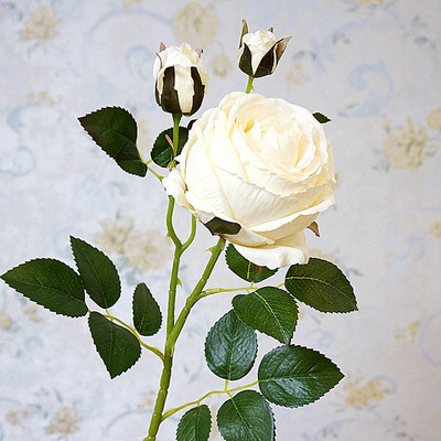 Luksusa Lielo rožu zars Samts Simulācija Mākslīgie ziedi Valentīna dāvana kāzu ziedi Mājas dekorēšana rozes flores