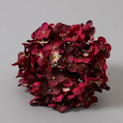 7,4 collu augstas kvalitātes mākslīgās baltās hortenzijas ziedu bumbiņas zīda hortenzijas aksesuārs mājas kāzu dekorēšanai Viltus Flores