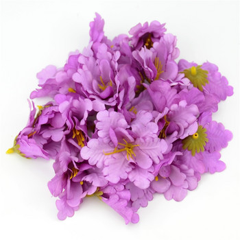10τμχ 5cm Mini Silk Gradient Orchid Κεφάλι Τεχνητού Λουλουδιού για Στολισμό Γάμου DIY Αξεσουάρ στεφάνων Χειροτεχνία Ψεύτικα λουλούδια