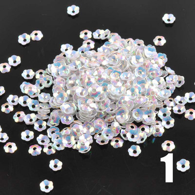 23g (3000gab.) 14 krāsu mini jaukts ziedu fliteris amatniecībai un šūšanai paillete Scrapbooking lentejuelas 4mm CP0818