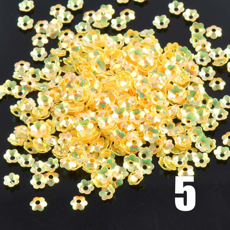 23g (3000gab.) 14 krāsu mini jaukts ziedu fliteris amatniecībai un šūšanai paillete Scrapbooking lentejuelas 4mm CP0818