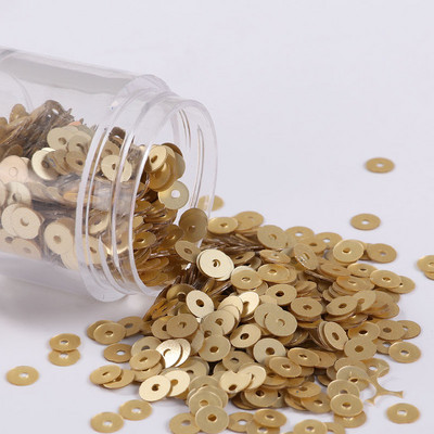 Jaunas krāsas! 4 mm sequin Augstas kvalitātes PVC plakana, apaļa, vaļīga flitera paletes amatniecības rūpnīcām tiešā pārdošana 160 krāsas noliktavā
