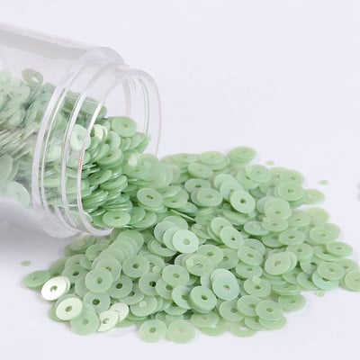 Jaunas krāsas! 4 mm sequin Augstas kvalitātes PVC plakana, apaļa, vaļīga flitera paletes amatniecības rūpnīcām tiešā pārdošana 160 krāsas noliktavā