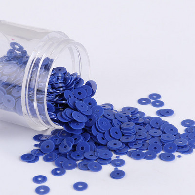 Jaunas krāsas! 4 mm sequin Augstas kvalitātes PVC plakana, apaļa, vaļīga flitera paletes amatniecības rūpnīcām tiešā pārdošana 160 krāsas noliktavā