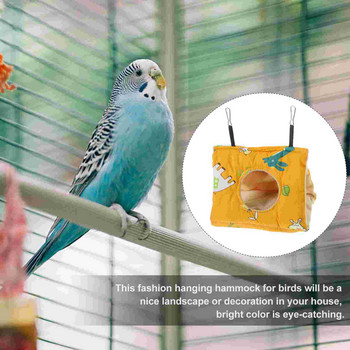 Nest House Parakeets Parrot Κρεμαστή αιώρα Αδιάβροχο Κλουβί Πουλί Winter Lovely βαμβακερό κρεβάτι τρίγωνο