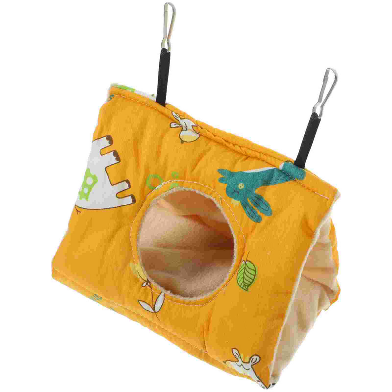 Nest House papagaiļi, papagailis, iekarināms šūpuļtīkls, ūdensnecaurlaidīgs būris putns, ziema, burvīgs kokvilnas gultas trīsstūris