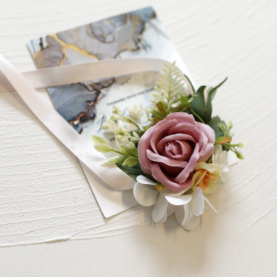 Boutonniere Ziedi Korsāža Piespraude Boutonniere Pogcaurums Vīriešu Kāzu Rokassprādze Līgavas māsa Kāzu Pogcaurums Lieciniece Korsāža
