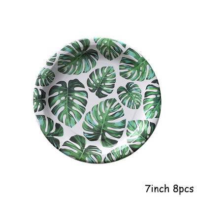 Savvaļas dzīvnieku raksts Vienreizlietojamie šķīvji Džungļu safari Dzīvnieku apdrukas salvetes Žirafes Zebra Tīģera Leoparda 1. dzimšanas dienas ballītes dekori