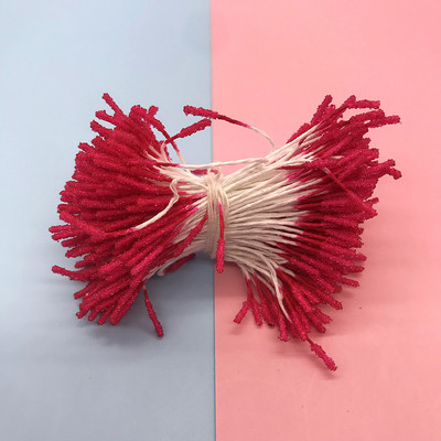 200 gab. Mākslīgo ziedu putekšņlapa ķiršu ogas DIY Ziemassvētku vainags kāzu ballīte Mājas dāvanu kastītes dekorācijas aksesuārs