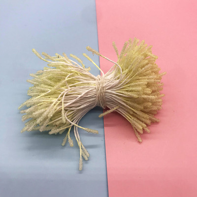 200 gab. Mākslīgo ziedu putekšņlapa ķiršu ogas DIY Ziemassvētku vainags kāzu ballīte Mājas dāvanu kastītes dekorācijas aksesuārs