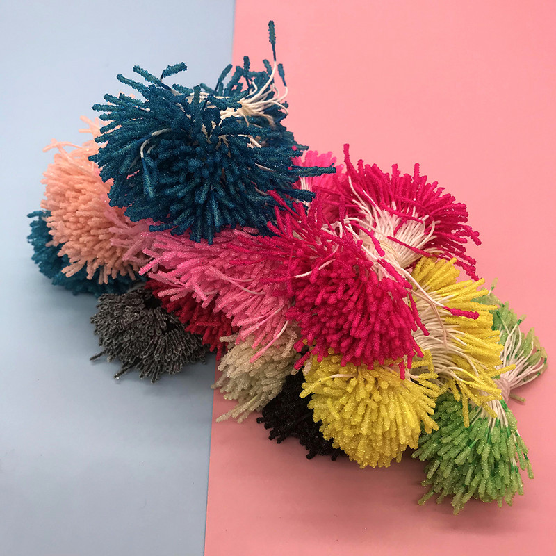 200 gab. Mākslīgo ziedu putekšņlapa ķiršu ogas DIY Ziemassvētku vainags kāzu ballīte Mājas dāvanu kastītes dekorācijas aksesuārs