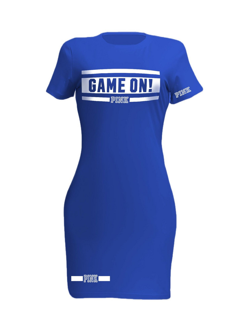 LW lielizmēra kleita ar burtu apdruku Bodycon šaura kleita Modes vienkrāsaina kleita ar īsām piedurknēm Bodycon mini kleita vasaras ballīšu kleita