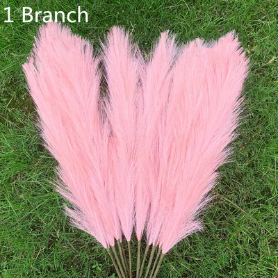 1 gab. 98cm mākslīgās pampas, kaltētas niedres mākslīgie ziedi mājas istabai, vāzes rotājumi, kāzu dzimšanas dienas ballītes dekori viltoti augi